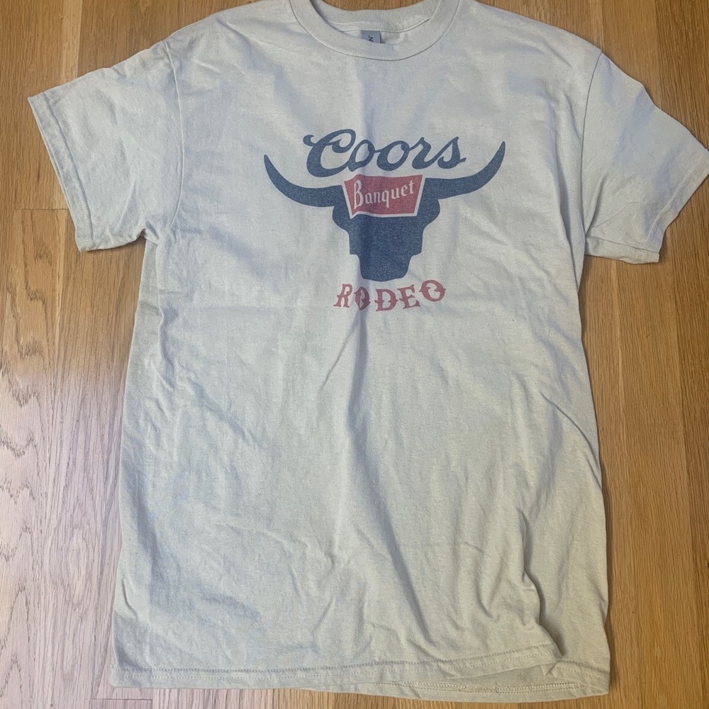Coors Banquet sand shirt